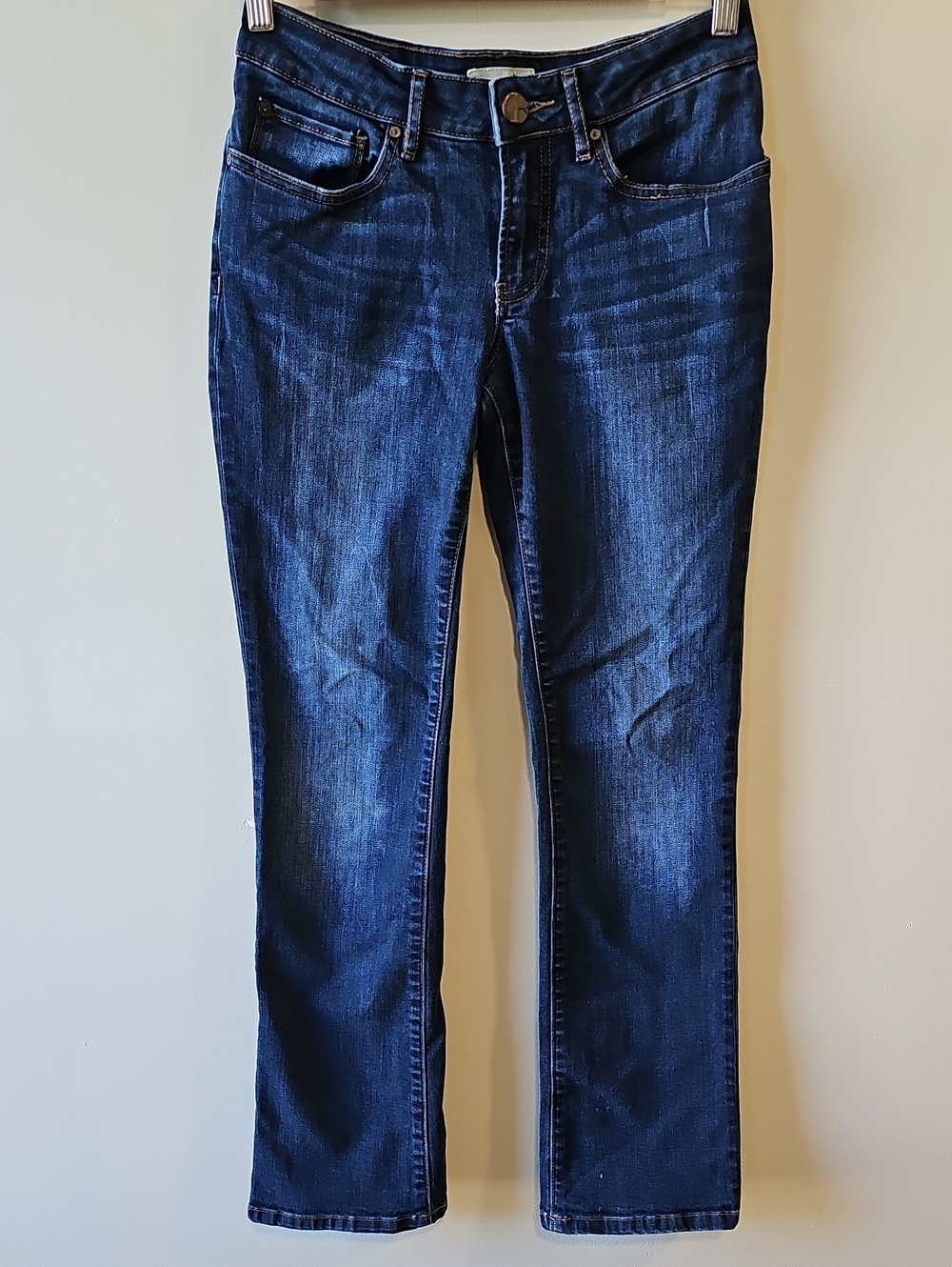 Bootlegger 27x32 Dark Blue Women's Straight-Leg Jeans